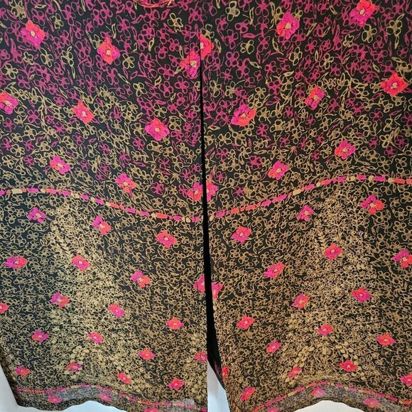 Emma & James Women Purple Polyester V-Neck Short Sleeve Long Maxi Dress Size 8 - Picture 5 of 8